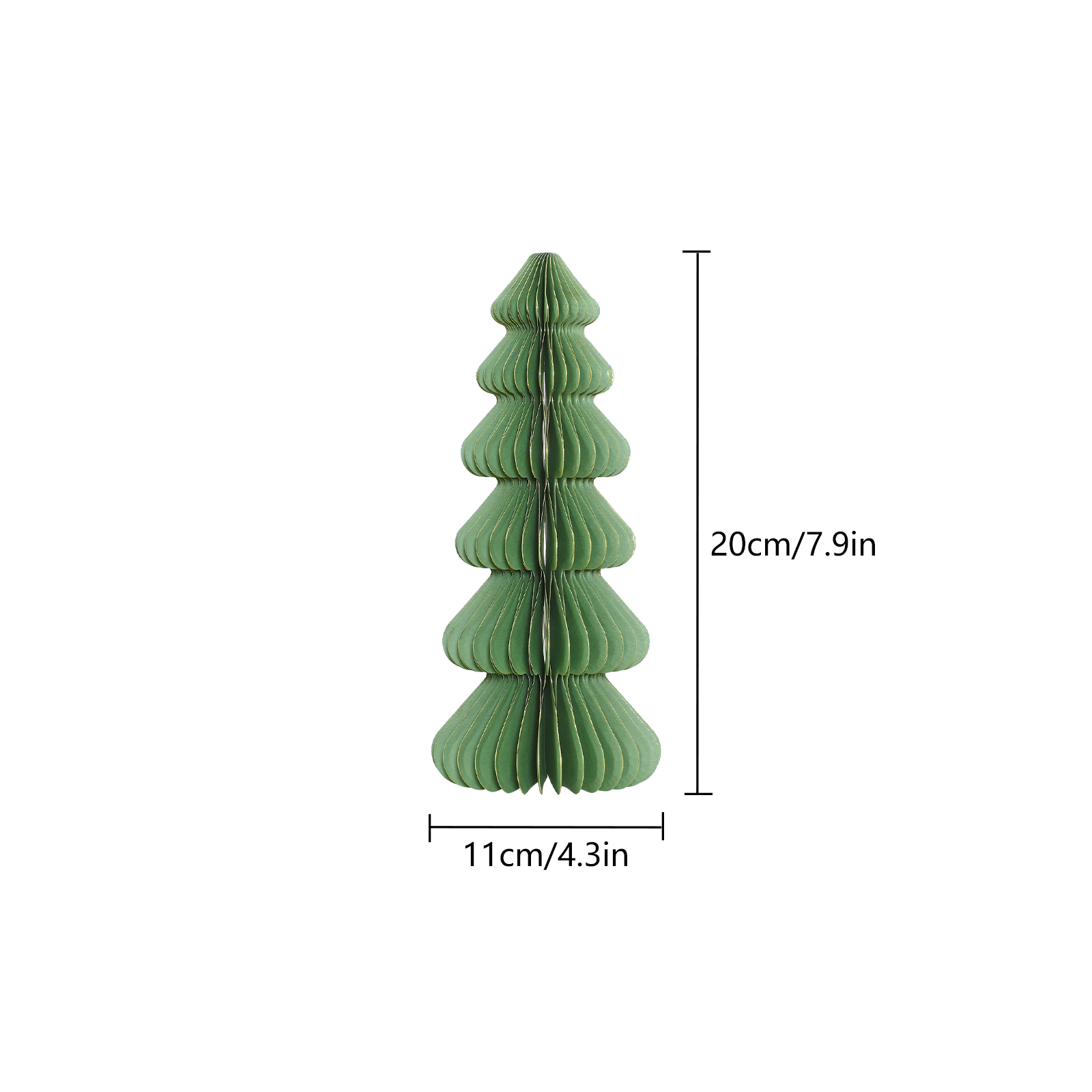 New Green Design Honeycomb paper Tree ornaments-04.jpg